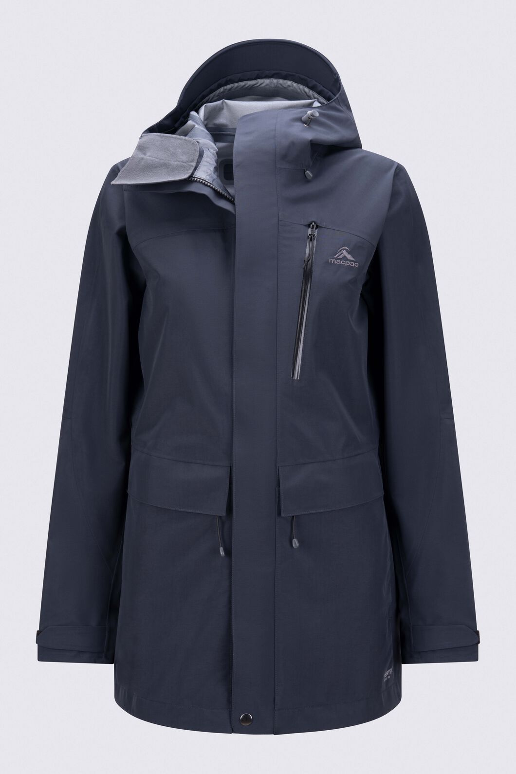 Macpac Women's Resolution Raincoat, Black, hi-res