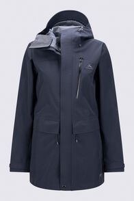 Macpac Women's Resolution Raincoat, Black, hi-res