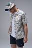 Macpac Men's Camp Printed Short-Sleeve Shirt, Terrain Camp Print, hi-res