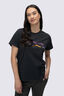 Macpac Women's McIntyre Mountains Fairtrade Organic Cotton Short Sleeve T-Shirt, BLACK MARLE, hi-res