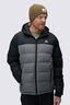 Macpac Men's Halo Hooded Down Jacket ♺, Black/Smoked Pearl, hi-res