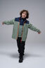 Macpac Kids' Pack-It Jacket V2, Navy/Hedge Green, hi-res