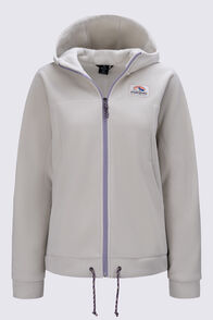 Macpac Women's Heritage Windproof Fleece Jacket, Pelican, hi-res