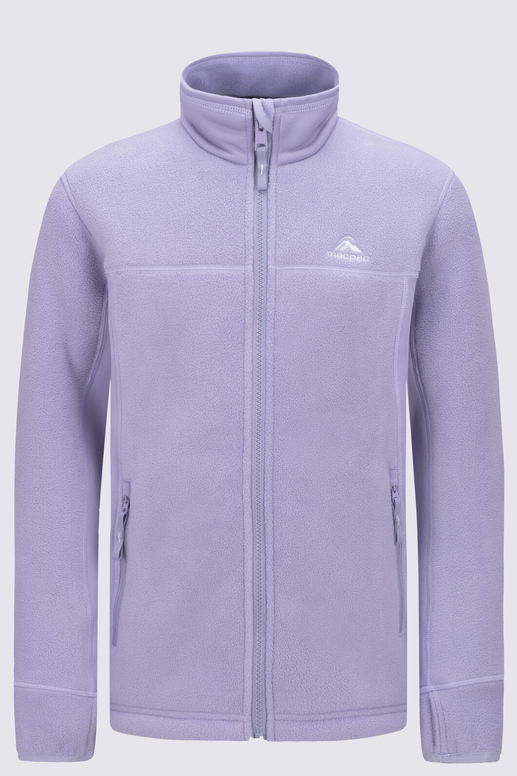 Macpac Kids' Mini Mountain Fleece Jacket, Wisteria, hi-res