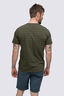 Macpac Men's Sandstone Short Sleeve T-Shirt, Forest Night, hi-res