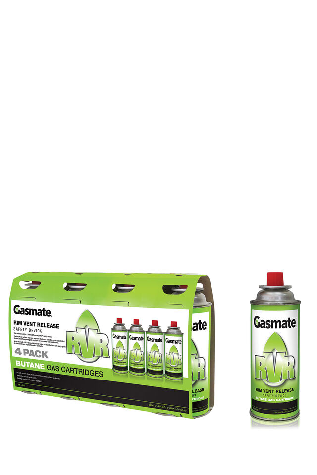 Gasmate 220g Butane Can 4pk, None
