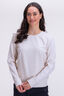 Macpac Women's 280 Merino Blend Long Sleeve Crew, Crystal, hi-res