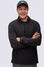 Macpac Men's Tui Fleece Pullover, Black, hi-res