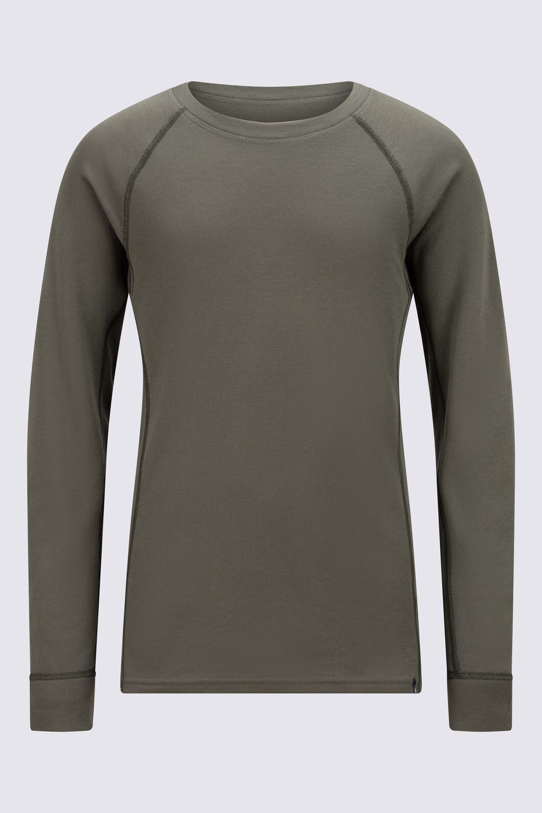 Macpac Kids' Geothermal Long Sleeve Top, Four Leaf Clover, hi-res