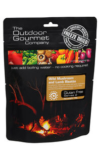 The Outdoor Gourmet Company Wild Mushroom and Lamb Risotto —190 g, None, hi-res