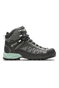 Lippi Women's Bravo Evo Mid Hiking Boots, Dark Grey/Turquoise, hi-res