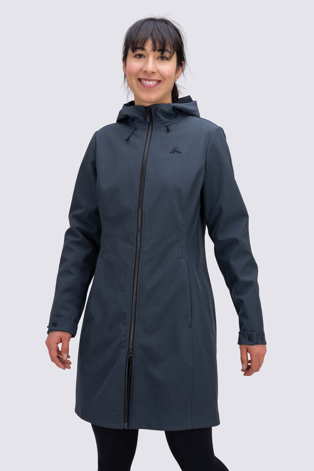 Macpac Women's Chord Softshell Coat, Black, hi-res
