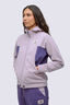 Macpac Women's Heritage Windproof Fleece Jacket, Seafog/Loganberry, hi-res