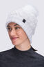 Macpac Snow Pom Pom Beanie, White, hi-res