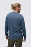 Macpac Men's Vintage Embroidered Fairtrade Organic Cotton Long Sleeve T-Shirt, Bering Sea, hi-res
