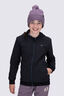 Macpac Kids&rsquo; Dune Reversible Wind Fleece, Black/Bering Sea Mountain prin, hi-res