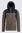 Macpac Kids' Mini Mountain Fleece Hoodie, Black/Grape Leaf, hi-res
