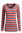 Macpac Women's 150 Merino V-Neck Top, Paprika Stripe, hi-res