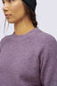 Macpac Women's Hearth Merino Long Sleeve Crew, Cadet Marle, hi-res
