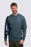Macpac Men's Vintage Heavyweight Fairtrade Organic Cotton Crew, Dark Slate, hi-res