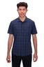 Macpac Men's Travel Lite Short Sleeve Shirt, Black Iris Check, hi-res