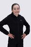 Macpac Kids' Mini Mountain Fleece Hoodie, Black, hi-res