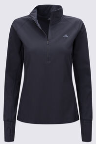 Macpac Women's Mackay Running Top, Black, hi-res