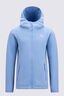 Macpac Kids' Mini Mountain Fleece Hoodie, Placid Blue, hi-res