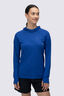 Macpac Women's Trail Long Sleeve Hooded Top, Bluing, hi-res
