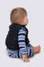 Macpac Baby Down Vest, Black, hi-res