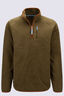Macpac Men's Transit Fleece Pullover, Dark Olive Heather, hi-res