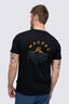 Macpac Men's Alps Fairtrade Organic Cotton Short Sleeve T-Shirt, Black, hi-res