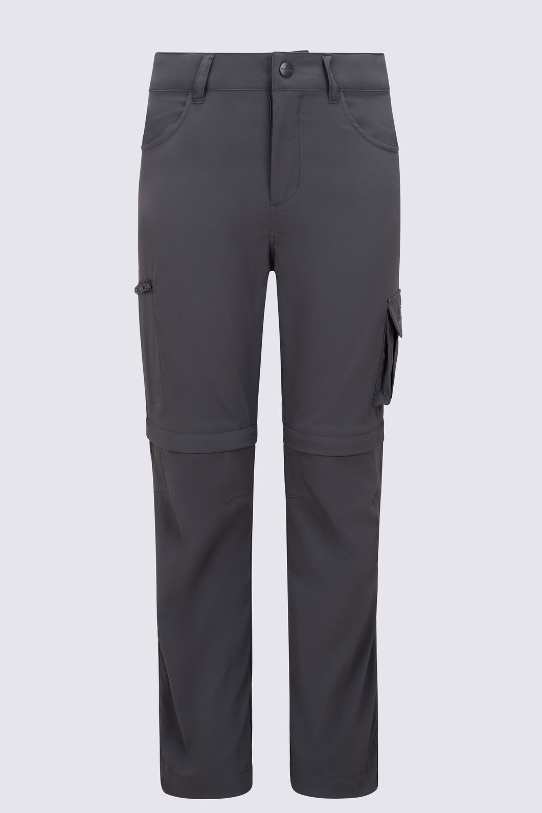 Macpac Kids' Rockover Convertible Pants, Dark Shadow, hi-res