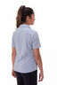 Macpac Women's Eclipse Short Sleeve Shirt, LIGHT BLUE, hi-res