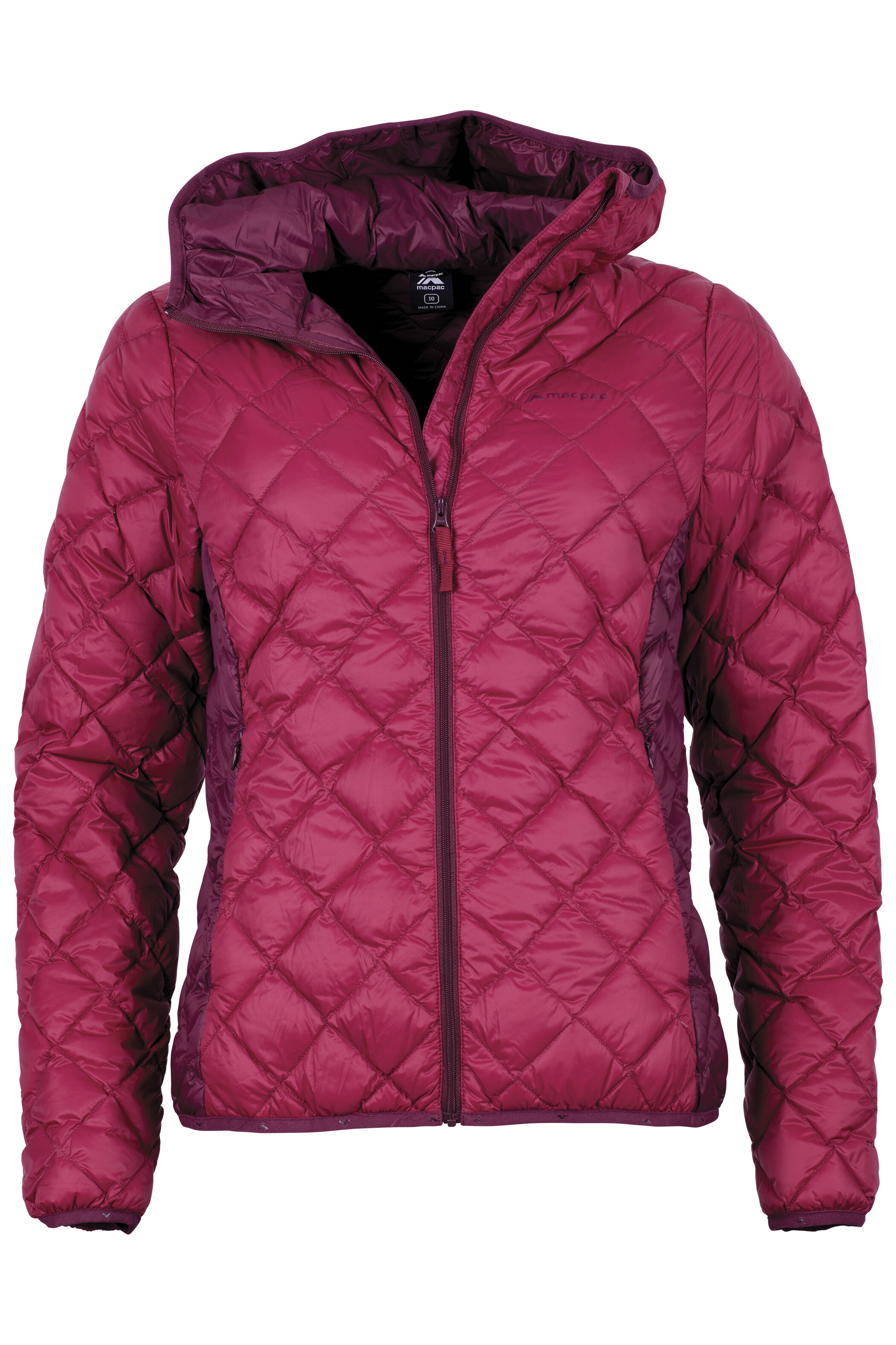 macpac uber light down coat women's