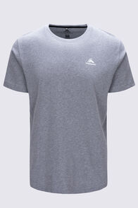 Macpac Men's Paparoa NP Fairtrade Organic Cotton T-Shirt, Grey Marle, hi-res