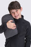 Macpac Kids' Halo Hooded Down Jacket, Black, hi-res