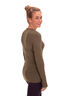 Macpac Women's 220 Merino Long Sleeve Top, Burnt Olive, hi-res