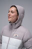 Macpac Women's Halo Hooded Down Jacket ♺, Etherea/Tofu, hi-res