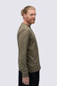 Macpac Men's Heritage Badge Fairtrade Organic Cotton Long Sleeve T-Shirt, Stone Grey Marle, hi-res