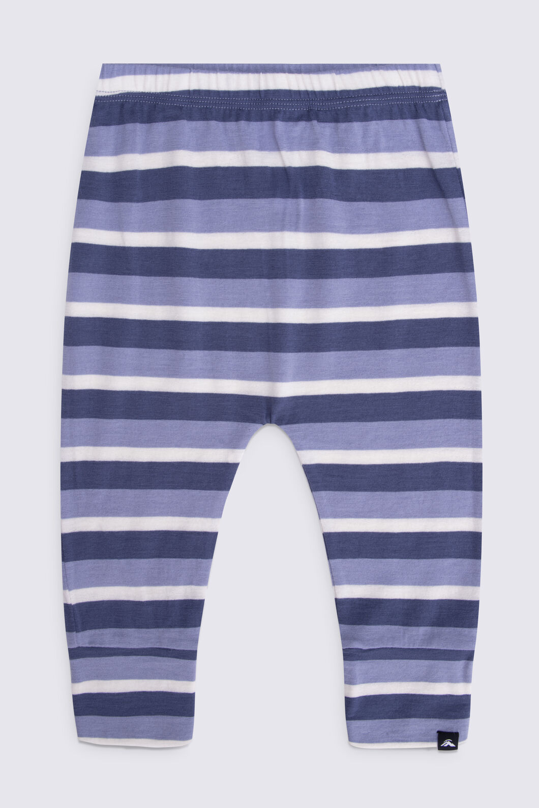 Macpac Baby 150 Merino Long Johns, Tempest Stripe, hi-res