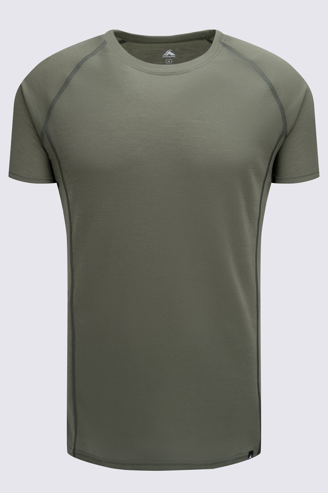Macpac Men's Geothermal Short Sleeve Top, Clover, hi-res