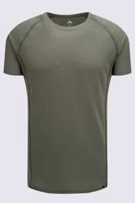 Macpac Men's Geothermal Short Sleeve Top, Clover, hi-res