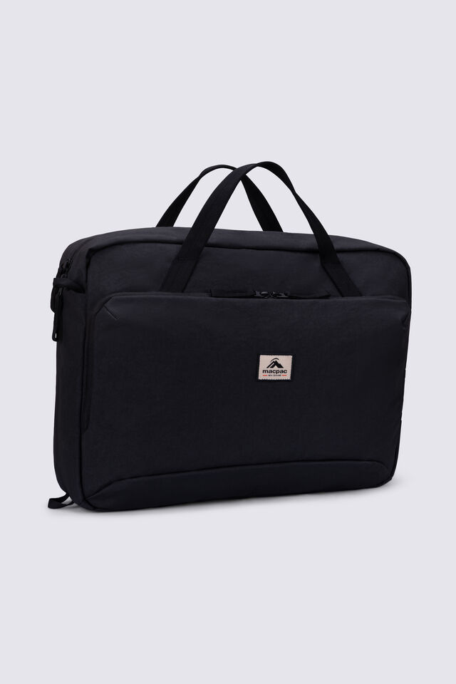 Macpac Quest Out of Office Briefcase, Black, view 1