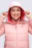 Macpac Women's Halo Hooded Down Jacket ♺, Coral Almond, hi-res