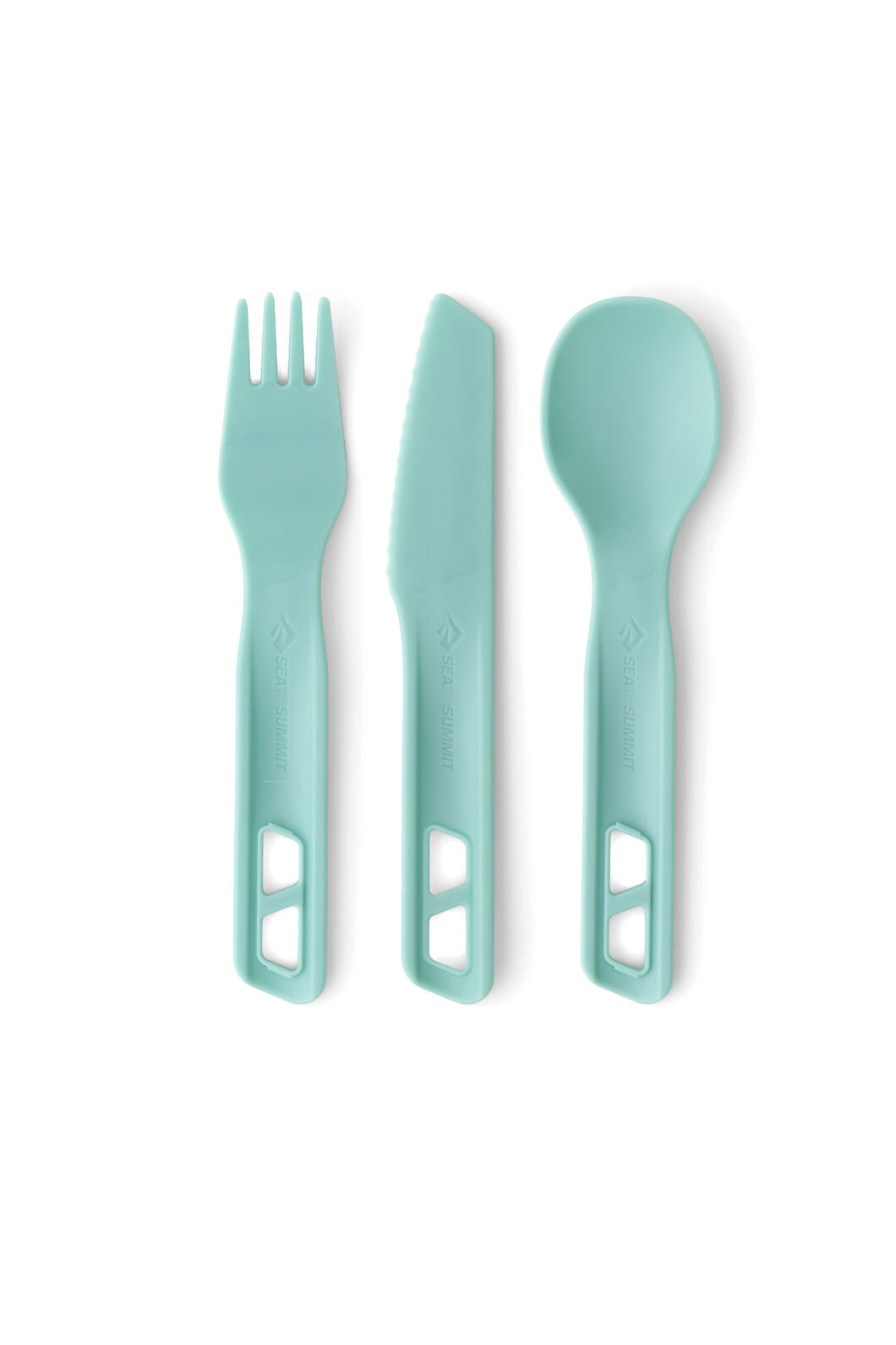 Sea to Summit Passage Cutlery Set &mdash; 3 Piece, Aqua Sea, hi-res