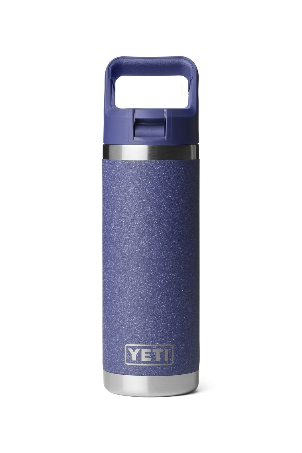 YETI® Rambler® Bottle with Straw Cap — 18 oz, Moon Dust, hi-res