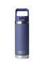 YETI® Rambler® Bottle with Straw Cap — 18 oz, Moon Dust, hi-res