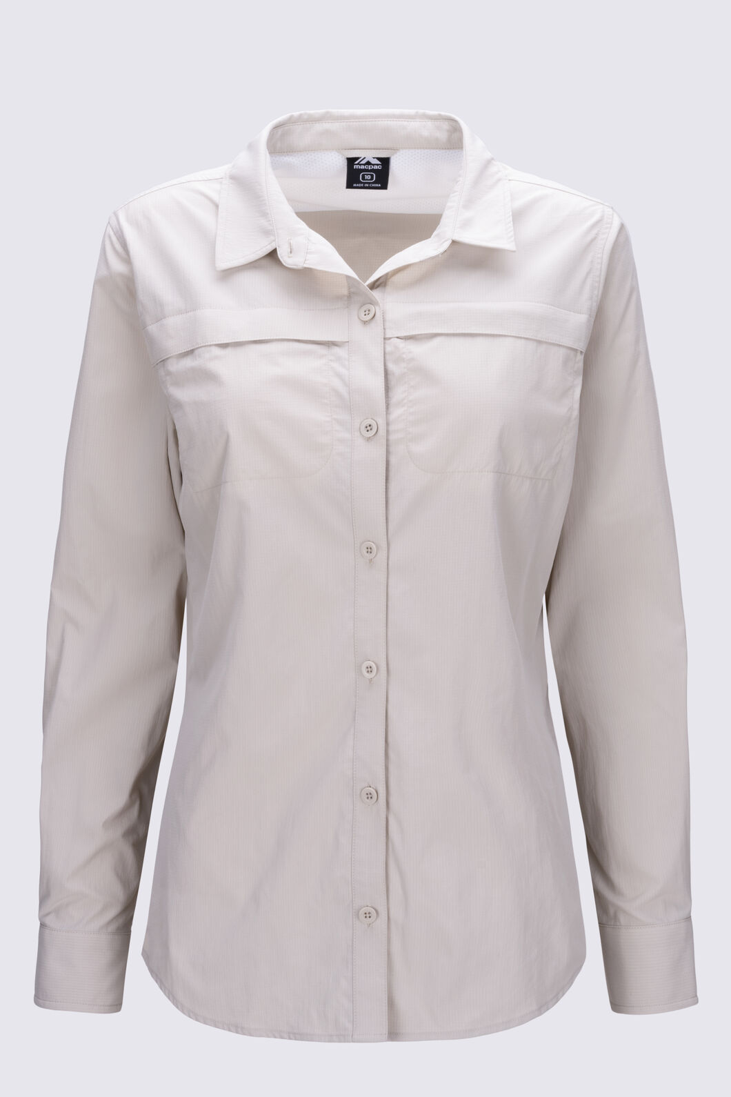 Macpac Women's brrr° Long Sleeve Shirt, Peyote, hi-res