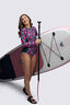 Macpac Women's Southshore Long Sleeve Surfsuit, Deep Teal Shatter, hi-res